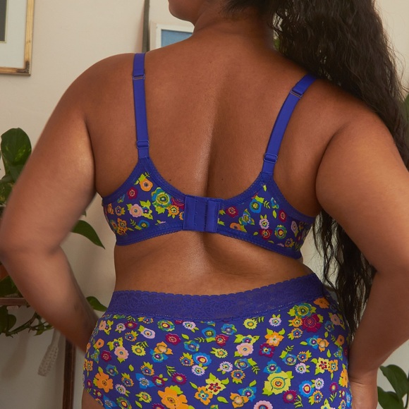 💗SAVAGE X FENTY COTTON BRALETTE INDIGO BLOOM - Picture 6 of 9